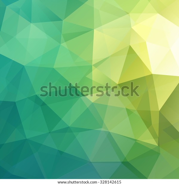 Abstract Background Consisting Green Triangles Vector Stock Vector ...