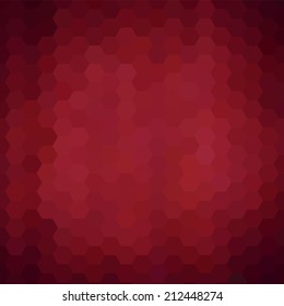 abstract background consisting of hexagons
