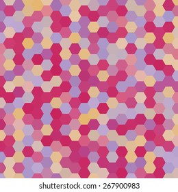 abstract background consisting of hexagons