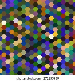 abstract background consisting of hexagons