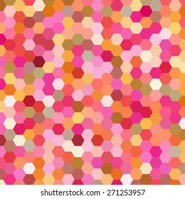 abstract background consisting of hexagons