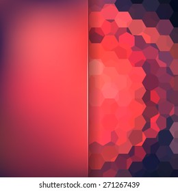 abstract background consisting of hexagons