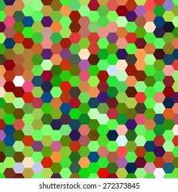 abstract background consisting of hexagons