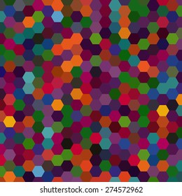 abstract background consisting of hexagons