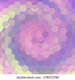 abstract background consisting of hexagons