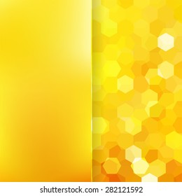 abstract background consisting of hexagons