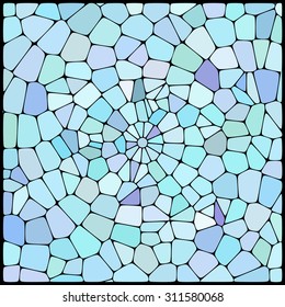 abstract background consisting of light blue geometrical shapes, vector illustration