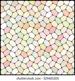 abstract background consisting of light pink, orange geometrical shapes, vector illustration