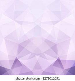 Abstract background consisting of pastel purple, white triangles. Geometric design for business presentations or web template banner flyer. Vector illustration