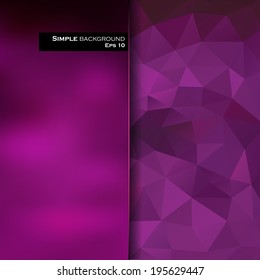 abstract background consisting of pink, purple  triangles