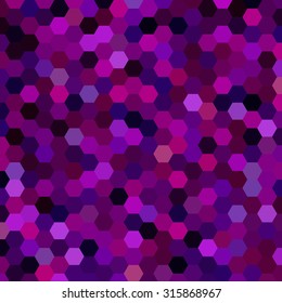 abstract background consisting of pink, purple hexagons, vector illustration