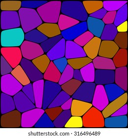 abstract background consisting of pink, purple, blue, yellow  geometrical shapes, vector illustration