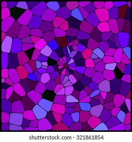 abstract background consisting of pink, purple geometrical shapes, vector illustration