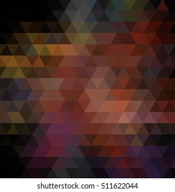 abstract background consisting of pink, purple triangles, vector illustration