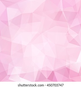 abstract background consisting of pink triangles, vector illustration