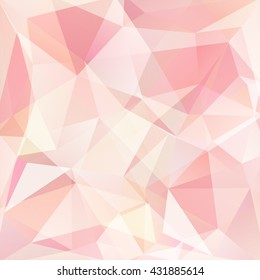 abstract background consisting of pink, white triangles, vector illustration
