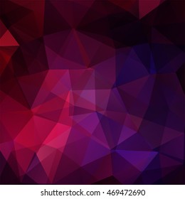 abstract background consisting of purple triangles, vector illustration