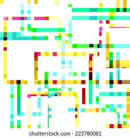 abstract background consisting of rectangles, geometric style illustration