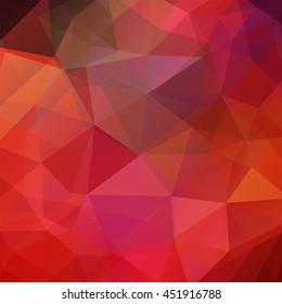 abstract background consisting of red triangles, vector illustration
