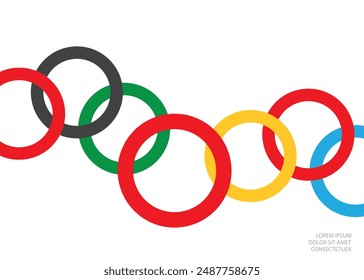 Abstract background consisting of rings.