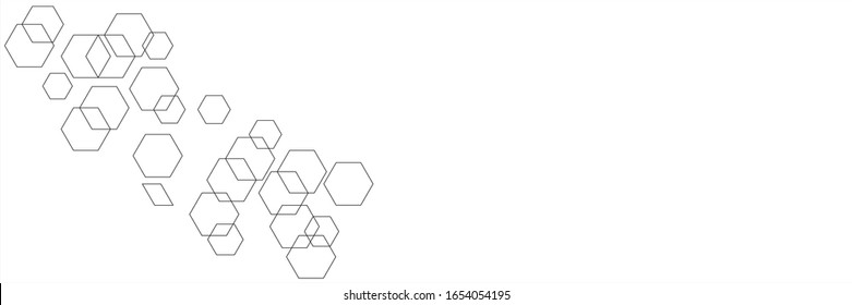 Abstract background consisting of set of hexagonal cells.