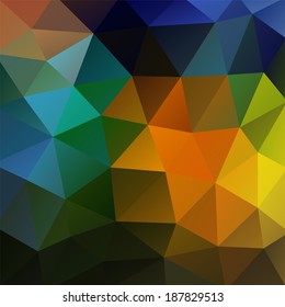 abstract background consisting of triangles