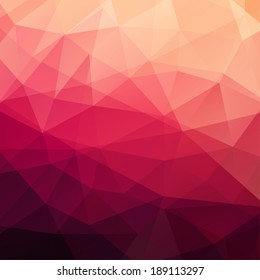 abstract background consisting of triangles