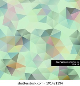 abstract background consisting of triangles