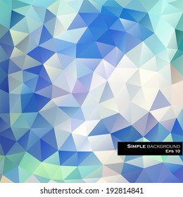 abstract background consisting of triangles