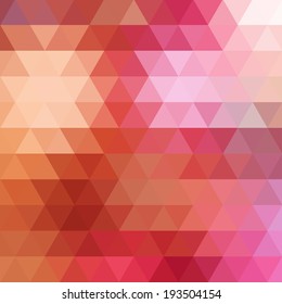 abstract background consisting of triangles
