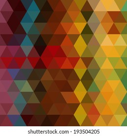 abstract background consisting of triangles
