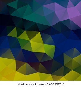 abstract background consisting of triangles