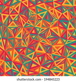 abstract background consisting of triangles