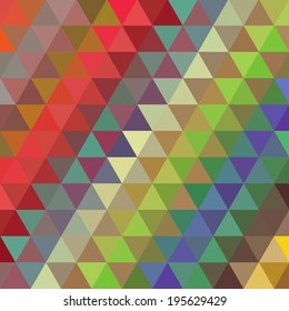 abstract background consisting of triangles