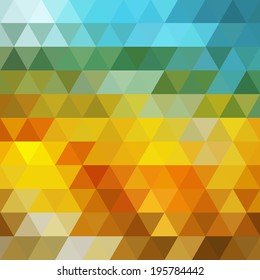 abstract background consisting of triangles