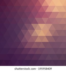 abstract background consisting of triangles