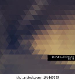 abstract background consisting of triangles