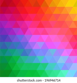 abstract background consisting of triangles