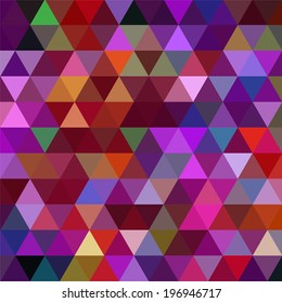 abstract background consisting of triangles
