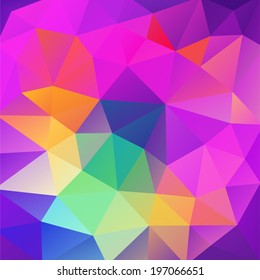 abstract background consisting of triangles