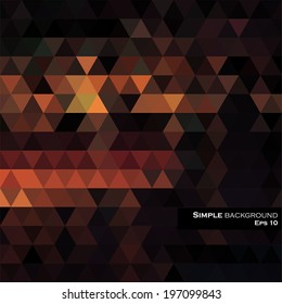 abstract background consisting of triangles