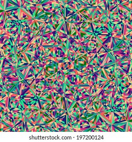 abstract background consisting of triangles