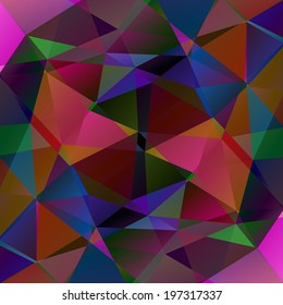 abstract background consisting of triangles