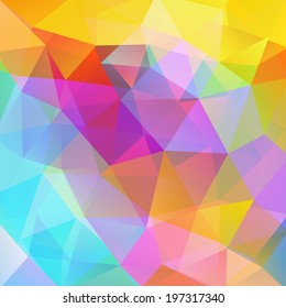 abstract background consisting of triangles