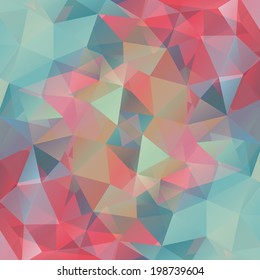 abstract background consisting of triangles