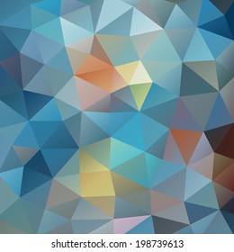 abstract background consisting of triangles