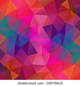 abstract background consisting of triangles