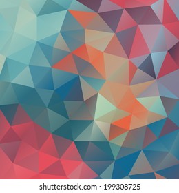 abstract background consisting of triangles