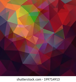 abstract background consisting of triangles