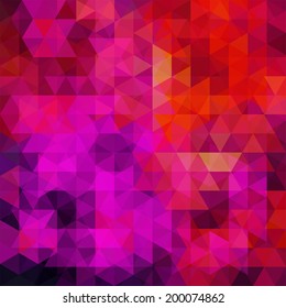 abstract background consisting of triangles
